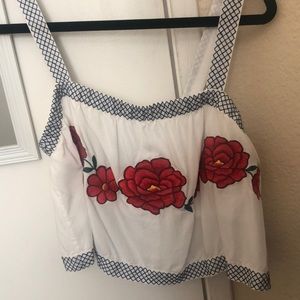 Rose Crop Top